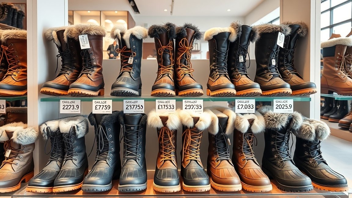 Téli bakancsok különböző árakkal és stílusokkal