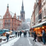 Téli utazás Krakkóban, hóval borított utcák és népszerű éttermek.