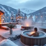 Téli wellness hétvége jakuzzival és havas tájjal