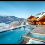 Modern wellness szállás télen Ausztriában csodás hegyekkel